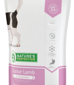 Nature's Protection Junior Lamb 500gr корм для щенков всех пород, с ягненком